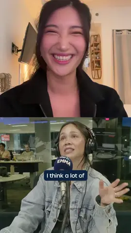 #kpopdemonhunters and Ejae super fan, Emma Chow almost starts a K-pop beef! 😂 Link in bio to hear the full interview #kpop #ejae #bts #blackpink @emmaechow 