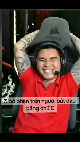 kể 3 bộ phận trên cơ thể người bắt đầu bằng chữ C :)) #xuhuongtiktok #trending #xh #xuhuong #bacgau 