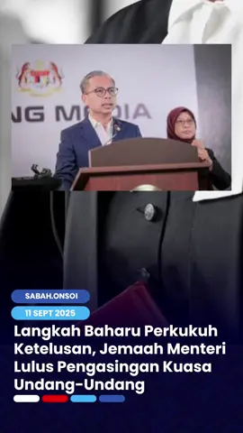 Langkah Baharu Perkukuh Ketelusan, Jemaah Menteri Lulus Pengasingan Kuasa Undang-Undang Pada 10 September 2023, Jemaah Menteri telah bersetuju secara prinsip untuk melaksanakan pengasingan fungsi antara Peguam Negara dan Pendakwa Raya. Langkah ini dilihat sebagai usaha meningkatkan ketelusan serta akauntabiliti dalam sistem perundangan negara, selaras dengan aspirasi Kerajaan MADANI. Melalui keputusan tersebut, Peguam Negara akan berperanan sebagai penasihat undang-undang kerajaan, manakala Pendakwa Raya bertindak sebagai penguatkuasa undang-undang jenayah. Pelaksanaan pengasingan ini akan dilakukan secara berfasa dengan penyesuaian terhadap struktur organisasi, jawatan, prosedur operasi standard serta peraturan yang berkaitan. Bagi memastikan pelaksanaan lebih teratur, sebuah Pasukan Petugas Khas Teknikal telah ditubuhkan. Pasukan ini dianggotai oleh Bahagian Hal Ehwal Undang-Undang (BHEUU), Jabatan Peguam Negara, Kementerian Kewangan, Jabatan Perkhidmatan Awam (JPA), Suruhanjaya Perkhidmatan Kehakiman dan Perundangan serta beberapa agensi berkaitan. Mereka diberi mandat untuk mengkaji secara menyeluruh dan mencadangkan pelaksanaan pengasingan serta penstrukturan semula. Langkah ini merupakan sebahagian daripada inisiatif transformasi undang-undang yang holistik dan bersepadu, dengan matlamat memperkukuh institusi perundangan negara agar lebih adil, telus, dan mampan.