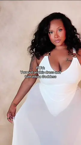 Love this dress 🤍 #plussizefashion #curvytiktok #curvyfashion #datenightoutfit #creatorsearchinsights 