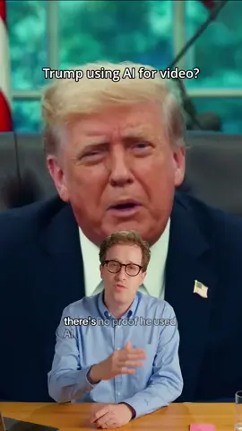 Did Trump use AI in his speech? #ai #aivideo #news #camera
