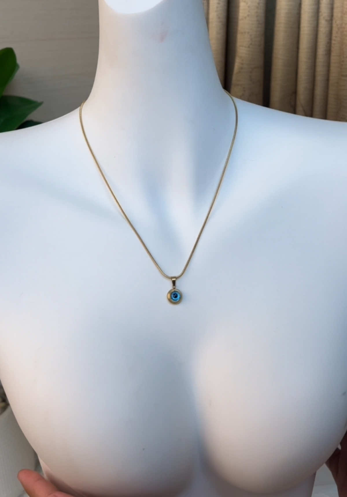 evil eye necklace #สร้อยคอ #ไม่ดำไม่ลอก #ไทเทเนี่ยม #evileye #สายมู 