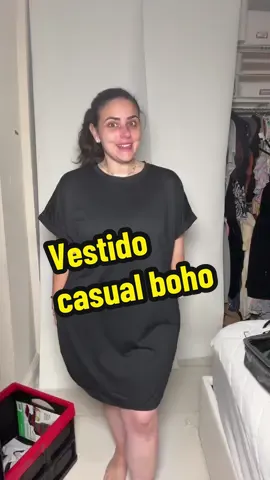 Vestido casual estilo boho con bolsillos y mangas murciélago   Este vestido combina comodidad y estilo con su diseño suelto, perfecto para los días cálidos. Tiene bolsillos laterales funcionales y mangas tipo murciélago con dobladillo para un look relajado. El tejido es suave, elástico y fácil de mantener, ideal para usar en casa, salir de paseo o para un look bohemio minimalista.   #TikTokShopCreatorPicks #Tiktokshopcreator #tiktokshoprestock #modacasual #vestidosverano  