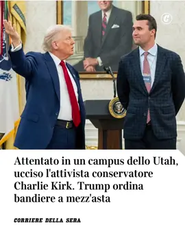 Charles James Kirk, detto Charlie, 31 anni, attivista politico statunitense di destra, è stato colpito da spari al collo durante un evento pubblico nella università dello Utah, la Utah Valley University. È morto in ospedale, dove era stato sottoposto a intervento chirurgico. A confermarlo è lo stesso presidente Usa Donald Trump, che ha scritto sui social: «Il fantastico, e ormai leggendario, Charlie Kirk, è morto. Nessuno ha capito o sentito il cuore dell'America meglio di lui. È stato amato e ammirato da tutti, soprattutto da me, e ora non è più tra noi. Io e Melania esprimiamo le nostre condoglianze alla moglie Erika e alla famiglia. Charlie, ti vogliamo bene!», conclude Trump, che ha ordinato bandiere a mezz'asta per ricordare il «patriota» Kirk. Segui gli aggiornamenti sul Corriere 