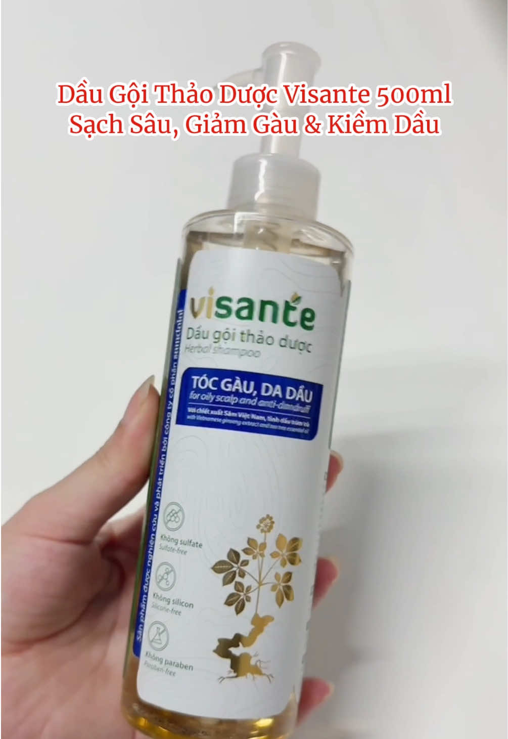 Giải pháp giúp mái tóc bồng bềnh và giảm gàu ngứa từ dầu gội Visante nhaa 🙂‍↔️ #visante #daugoivisante  #daugoitrigau #giamgau #viral 