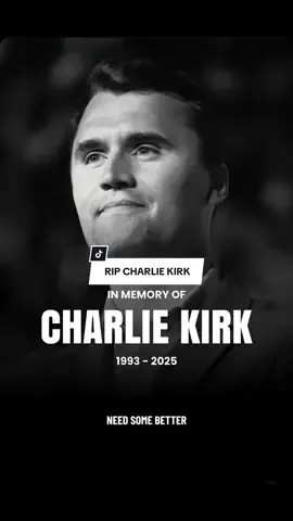 This should never have happened. RIP Charlie Kirk 🙏 Let’s honor his memory by demanding change and never staying silent in the face of violence. . .@Charlie Kirk @The Charlie Kirk Show  . . #CharlieKirk #NeverForgotten #StopTheViolence #BetterDaysAhead #Justice 