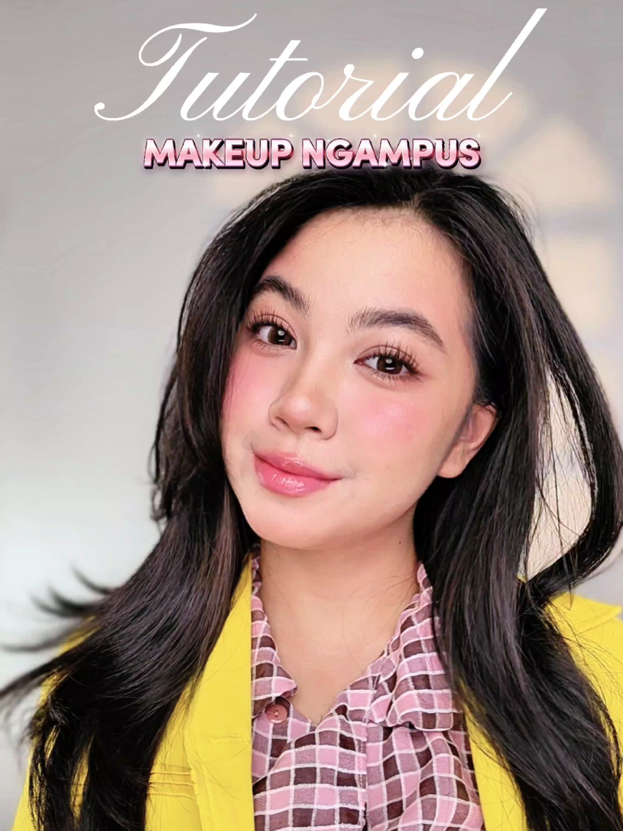 Updated Tutorial Makeup Ngampuss/Kuliahh📖✨️‼️ sebenernyaa tahun laluuu pas jadi maba aku udah pernah bikinn, SEKARANG KRN UDH SEMESTER 3 BIKIN LAGI LAH YAAA <3 #makeuptutorial #college ##OTWOOBackToSchool #campuslife 
