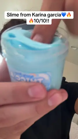 ASMR🔥🔥slime💙 #slime #karinagarciaoficiall #asmr #satisfying #review 