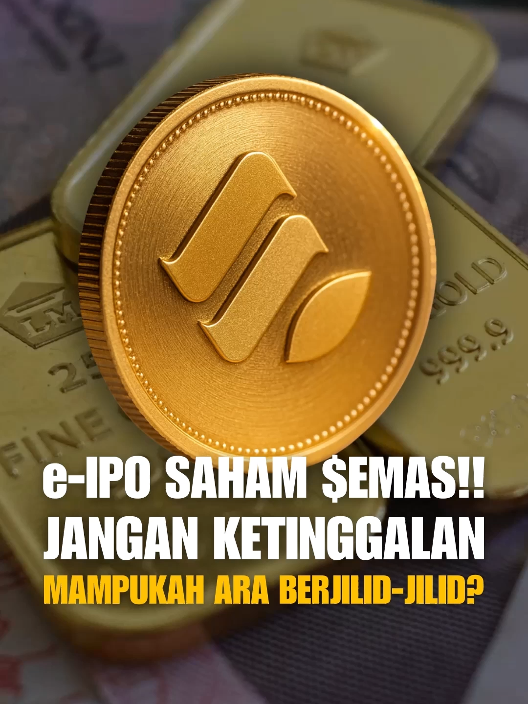 🚨 e-IPO SAHAM MERDEKA GOLD RESOURCES ($EMAS) - AWAS JANGAN KETINGGALAN !! 🚨 PT Merdeka Gold Resources bakal IPO guys tanggal 23 Sep 2025 ✨ Ikutan e-IPO sekarang bisa langsung dari melalui aplikasi Ajaib 📱 Prosesnya gampang banget & bebas biaya! 🔥 Berikut adalah schedule untuk listing EMAS 1. Penawaran Awal  - Bookbuilding (8 - 10 Sep 2025) 2. Penawaran Umum (17-18 Sep 2025) 3. Penjatahan Saham (19 Sep 2025) 4. Distribusi Saham (22 Sep 2025)  5. Listing Saham (23 Sep 2025) Yuk langsung di cek tutorialnya di video ini.  Untuk pembukaan akun Ajaib, Kalian bisa download langsung aplikasi di Playstore / Appstore dan gunakan kode ajaib 