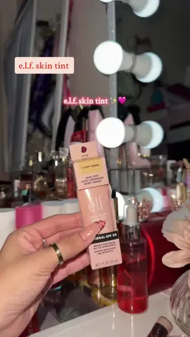 @e.l.f. Cosmetics skin tint in shade 5 ✨🩷  #elf #ulta #ultabeauty #ultabeauties #fatimarodarte6