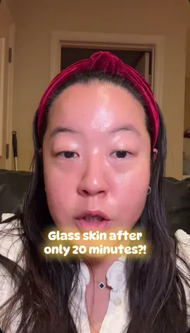 This glow is insane after only 20 minutes!! This collagen glow booster serum may be my new favorite product from @medicube global #medicube #koreanskincare #glassskin #medicubeskincare #medicubecollagen 