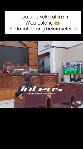 Sekelas saksi ahli PPATK pasti lebih paham adab dlm persidangan,ketika ada siap jd saksi berarti anda hrus siap menjalani persidangan ini smpai sidang selesai,kok bs gelisah n tiba2 mau izin ?🤣 #fyp #nikitamirzani #nikitamirzanimawardi_17 #sidangnikitamirzani 