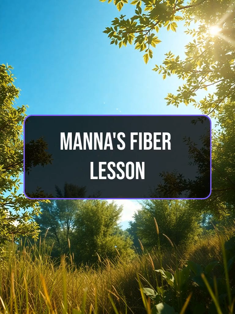 Manna's Fiber Lesson