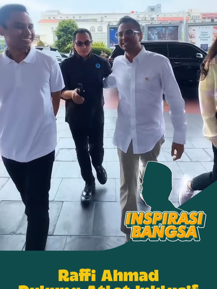 Raffi Ahmad menunjukkan dukungannya terhadap atlet inklusif, sebagai bentuk kepedulian terhadap kemajuan olahraga nasional.