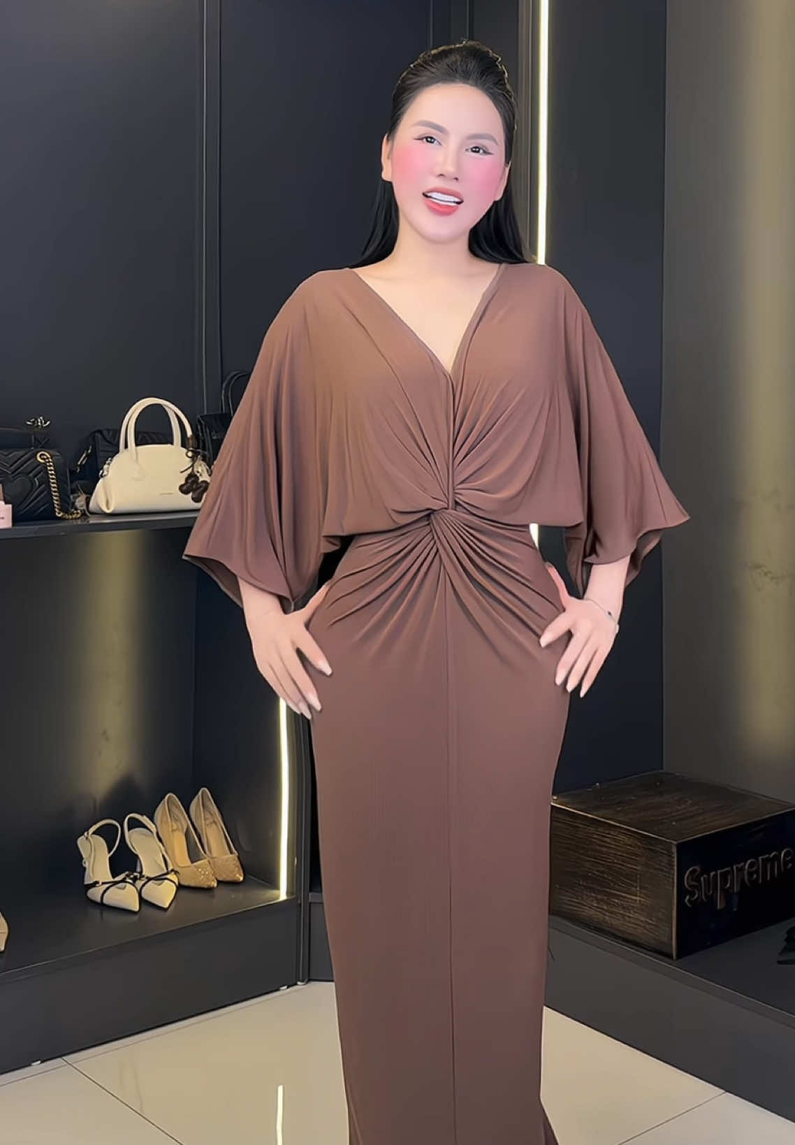 váy tôn dáng cho các ce #viral #quynhchana 