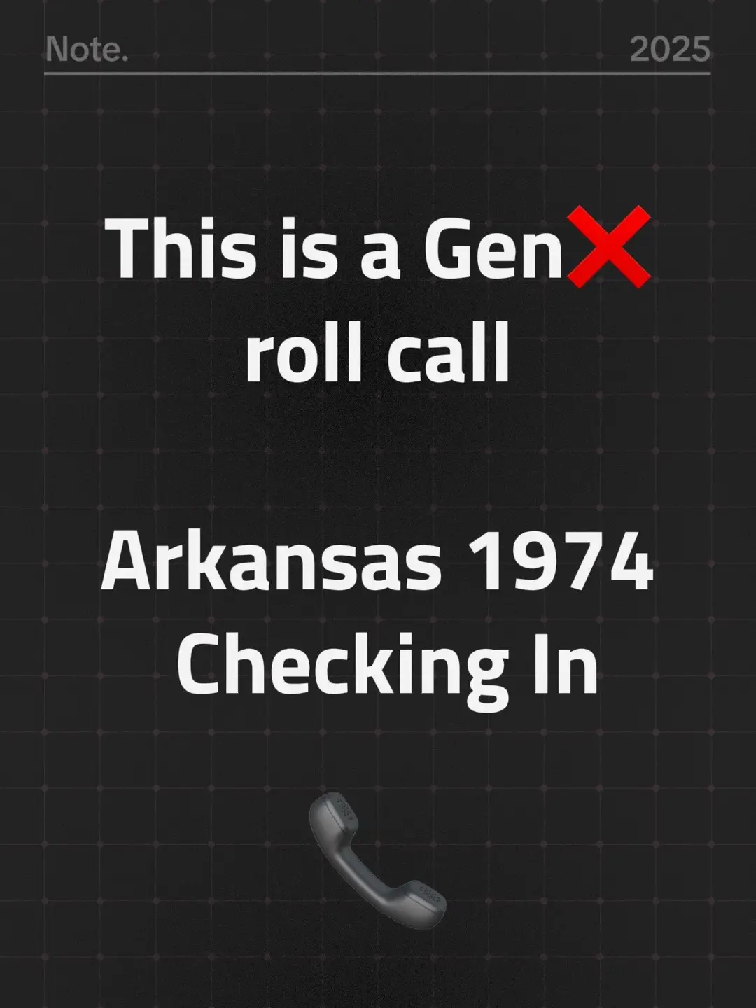 Check in and say hi 👋  #genx #gen❌nation #gen❌ #generationx #fypシ゚ 