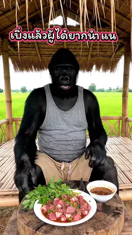 👉 “กอริลล่ากินซอยจุ๊คือสิแซ่บคักหลายเด้อ 🐵🌶️”👉 “เบิ่งแล้วคืออยากกินนำแท้ 😋”#กอริลล่าอีสาน #ก้อยดิบ #ลาบดิบ #แซ่บหลาย #สายกิน 