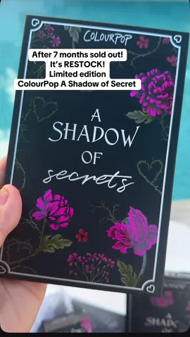 Back in stock! Unleash mysterious glam with the ColourPop A Shadow of Secrets Palette + • Packed with 12 versatile shades in mattes, metallics, and shimmers, this limited-edition palette has everything you need to create sultry smoky eyes or soft everyday looks. The richly pigmented formula blends effortlessly, giving you endless options to experiment with bold drama or subtle sparkle. #colourpop #colourpopcosmetics #cpshadowofsecrets #tiktokshopcreatorpicks #creatoricons 