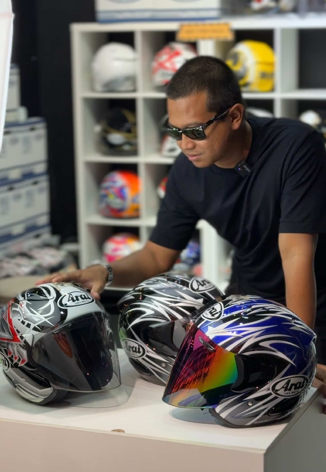 Alhamdulillah SOLD ❌ #fypシ゚ #kedaipenjualhelmet #araioriginal #araifighter #araimalaysia 
