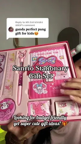 Replying to @𝑴𝑺 𝑫𝑨𝒀𝑨𝑵𝑨𝑹𝑨 𝑺𝑯𝑶𝑷  Sanrio Stationery Gift Set ✨ Cute, affordable & aesthetic — perfect pang regalo for kids & teens 🎀💕  #sanriogiftset #stationery #giftideas #cutestationery #aestheticgift