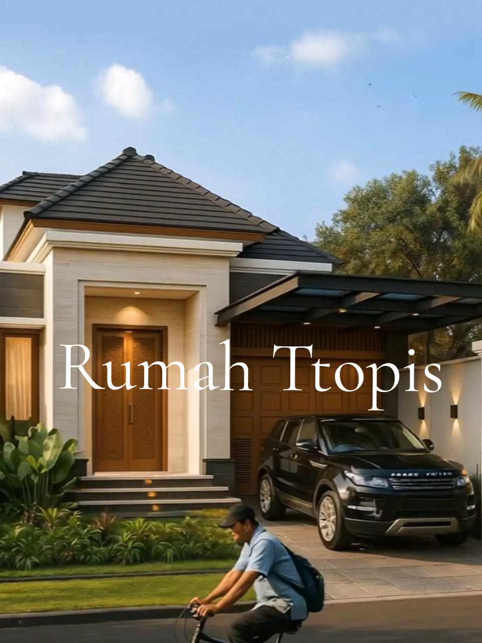 Desain Rumah Tropis Modern #rumahtropismodern #iderumah #jasadesainrumah #3d #jasaarsitek 