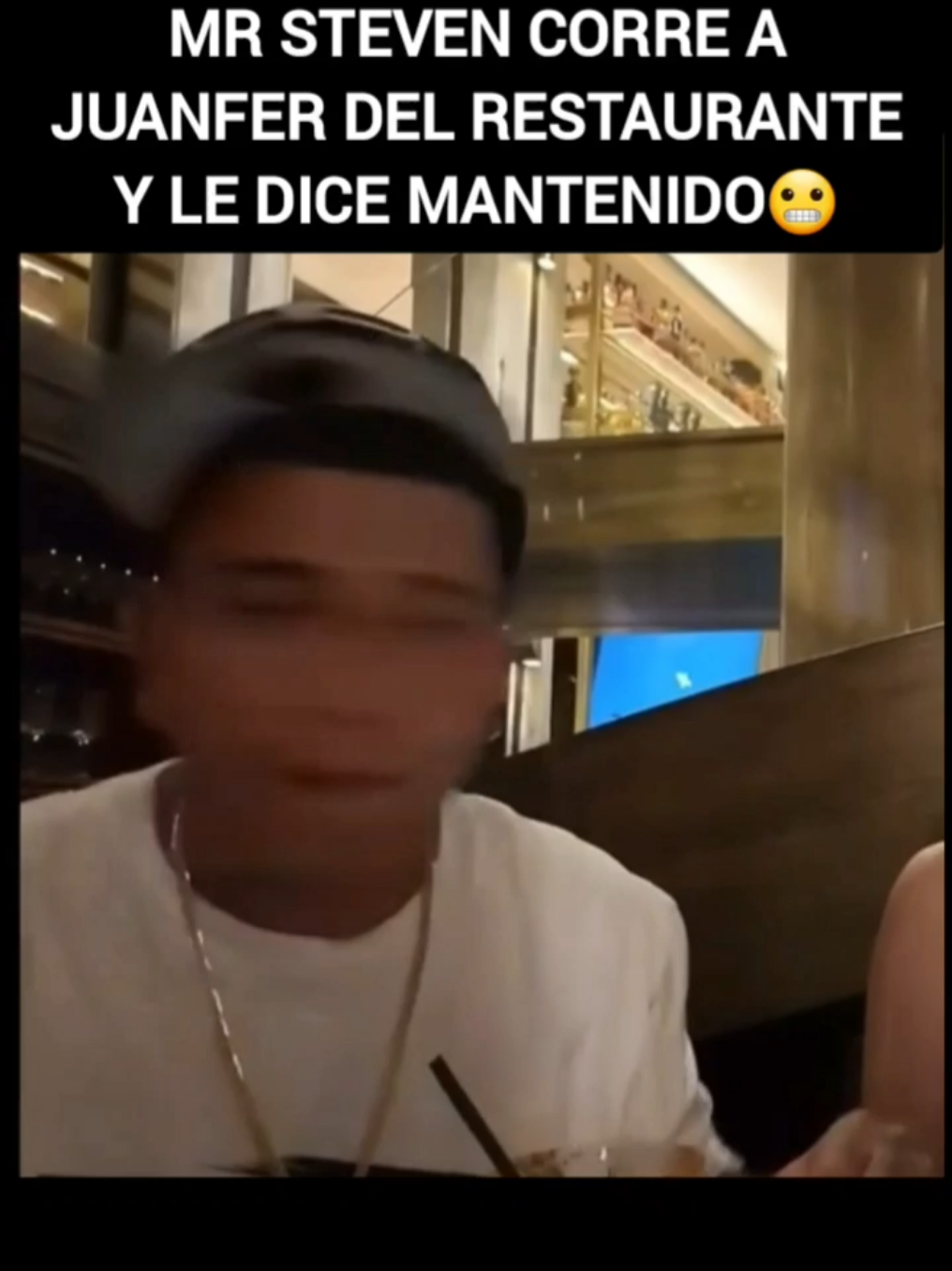 Mr steven corre a juanfer del restaurante y le dice mantenido😬 #mrsteven #juanfer #mariajulissa #viral