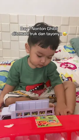 Tiap diajakin screentime gapernah mau ternyata Mama DNA banget maunya Ghibli 😅 #ghiblistudios #fyp #day1 #babylove #MomsofTikTok 