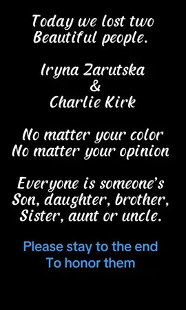 #CapCut #irynazaruska #charliekirk #restinpeace 