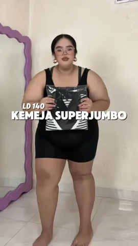 Kemeja oversized muat up to bb 125kg🫴🏻🤩
