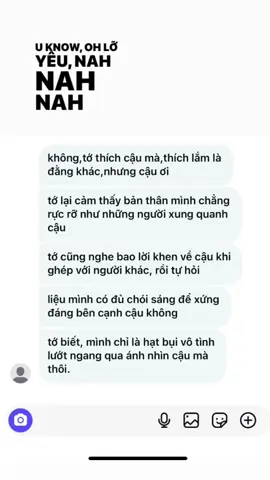 tớ chỉ thích cậu thôi, thích trong âm thầm vì tớ biết tớ không hề xứng với cậu