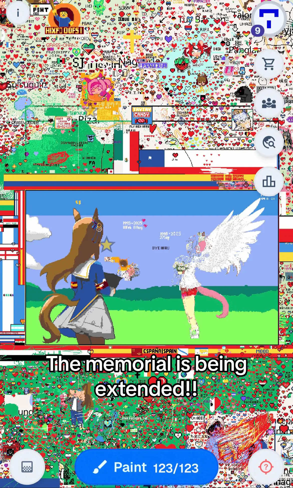 #umamusume #haruurara #wplace #pixelart #umamusumeprettyderby 