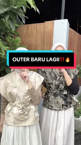 Outer baru lagii beb bahan jacquard yang bikin kita tampil lebih elegan😍😍 #promoguncang99 #gajiansale #fyp #outer #outfitinspo 