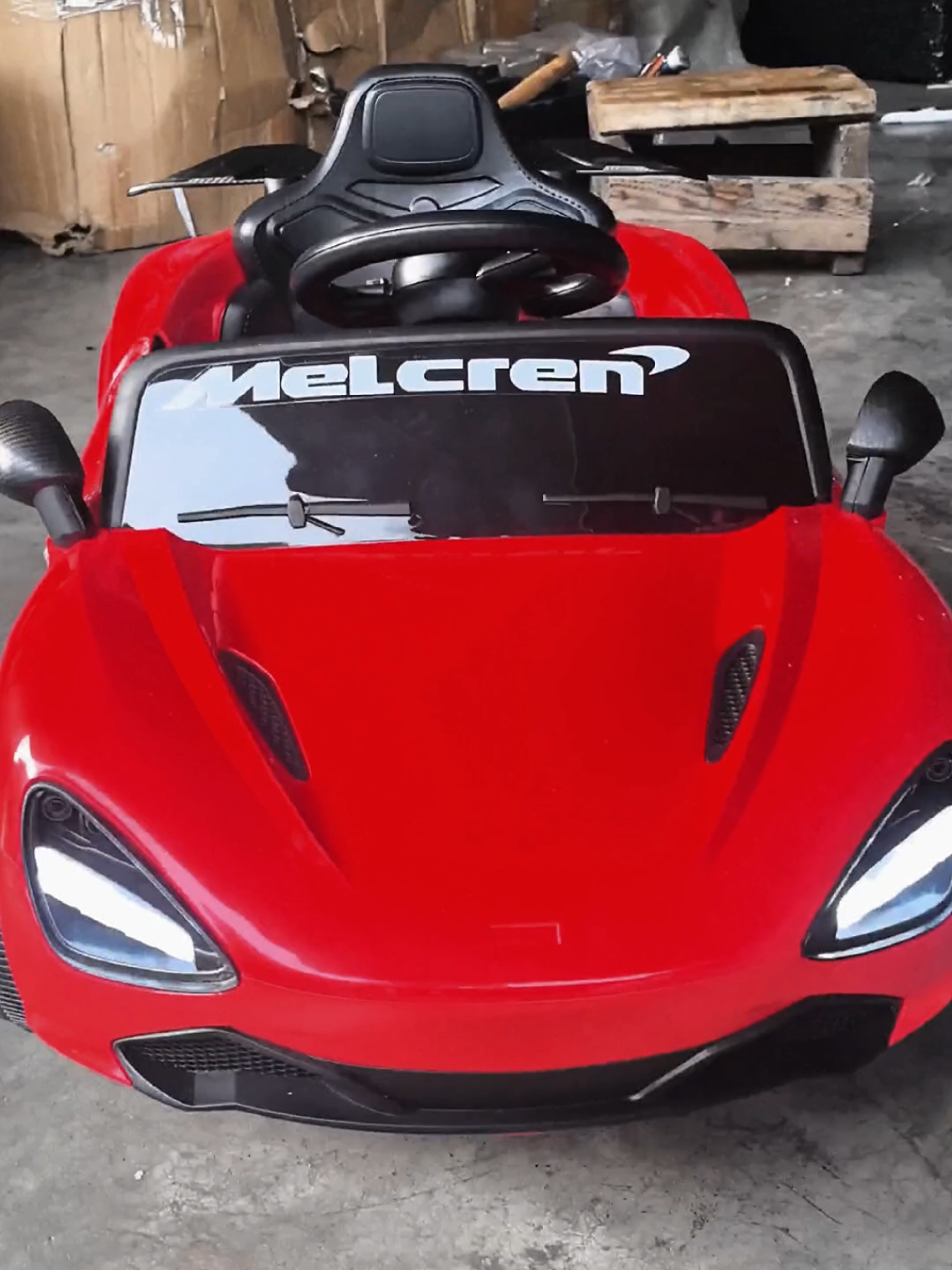BS #720 MCLAREN Rechargeable Ride-on Toy Car for Kids  CHECK THE YELLOW BASKET #mclaren #forkids #fyp