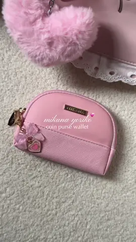 pretty pink coin purse wallet 💕✨🎀 #coinpursewallet #womenswallet #mikanayoriko #rouncoinpurse #wallet