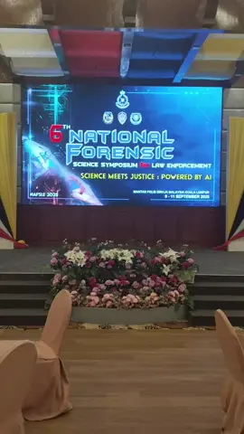 Assalamualaikum & Salam Khamis 11 September 2025 ♥️ Majlis Perasmian Penutupan 6th National Forensic Science Symposium for Law Enforcement (NAFSLE) yang disempurnakan oleh Ketua Polis Negara, IG Dato’ Sri Hj. Mohd Khalid Hj. Ismail di Dewan Sultan Hj. Ahmad Shah, Maktab Polis Diraja Malaysia Kuala Lumpur.  #RoyalMalaysiaPolice  #SimpleOfficer  #LowProfile  #Foryou  #Fyp 