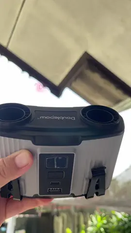 Doublepow พัดลมคาดเอว แบตเตอรี่ 24000mAh พัดลมชาร์จ Type-C พาวเวอร์แบงค์ 2 in 1 เหมาะสำหรับใช้คาดเอว พกพาง่าย ใช้งานสะดวกเหมาะสำหรับพี่ๆที่ทำงานกลางแจ้ง พี่ๆไรเดอร์👈