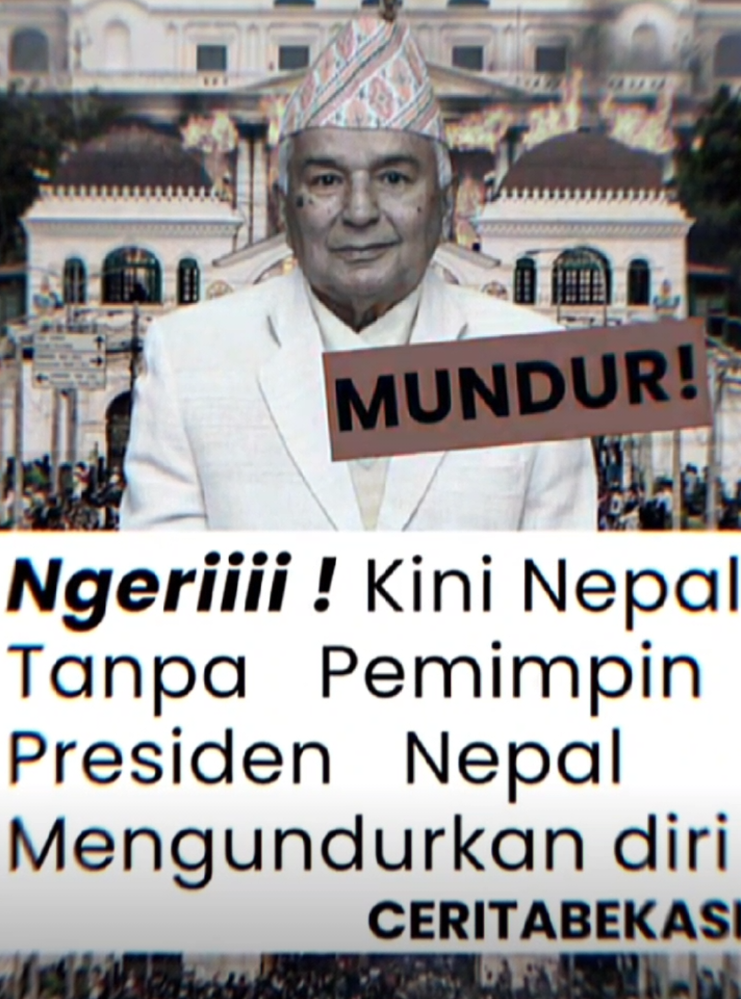 sampe mengundurkan diri ga tuh #demonepal #demonstrasi #demodinepal #nepal #nepalnews 