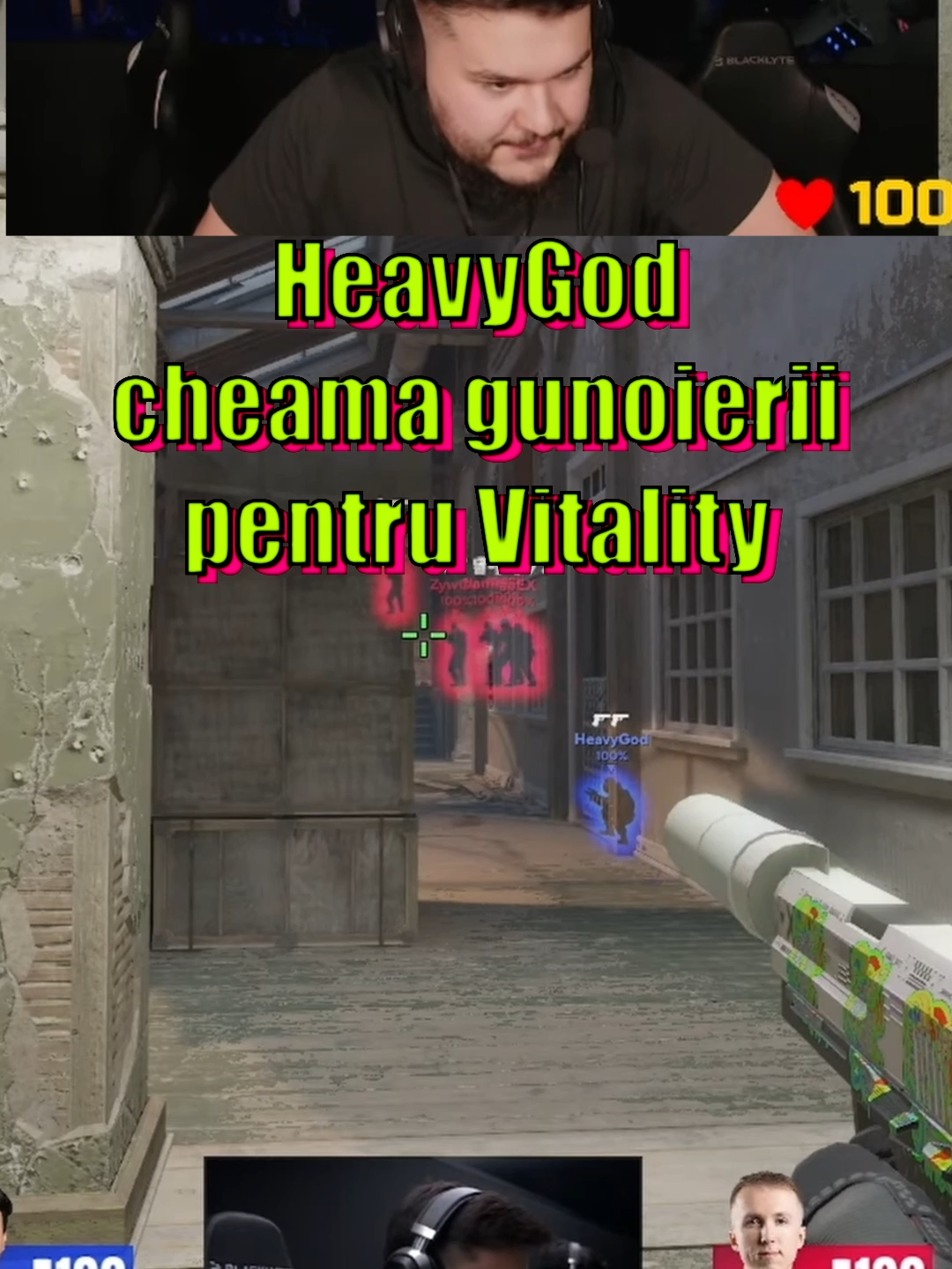 HeavyGod VS Vitality #werty #counterstrike2 #blast #zywoo #highlights