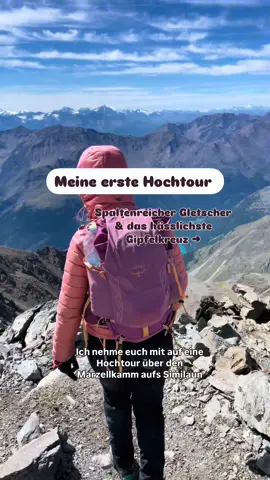 Die erste Hochtour… die vergisst man so schnell nicht. Von der Martin-Busch-Hütte über den Marzellkamm, hoch zur Marzellkamm-Spitze, dann weiter über den Gletscher. Mir haben die Knie gezittert als ich auf den Gletscher musste, obwohl man eigentlich alle Spalten gesehen hat. 🙊😂 Zum Glück war ich nicht alleine, sondern mit einem erfahrenen Tourenpartner unterwegs, der mir immer fast alle Unsicherheiten nehmen kann 😂. Aber trotzdem alles zum ersten Mal in eigener Verantwortung, nach dem Kurs plötzlich real und das ist mega 😍 Am Similaun (3.606 m) dann dieses Gefühl: Ich hab’s geschafft. Angst, Respekt, Euphorie – alles auf einmal. Der Abstieg zurück nach Vernagt hat mich gefühlt jede Reserve gekostet. Das waren anstrengende zwei Tage mit über 2600 all in all. Aber genau so hab ich gemerkt: dafür mach ich das. Für diese tollen Momente und Erinnerungen in meinen geliebten Bergen 🏔️♥️  Part 1 der Aufstieg von Vermagt übers Ötzi Denkmal zur Martin- Busch-Hütte ist auch auf meinem Kanal 🫶 Was war eure erste Hochtour bzw. was wäre eure erste Traum Hochtour? 🫶