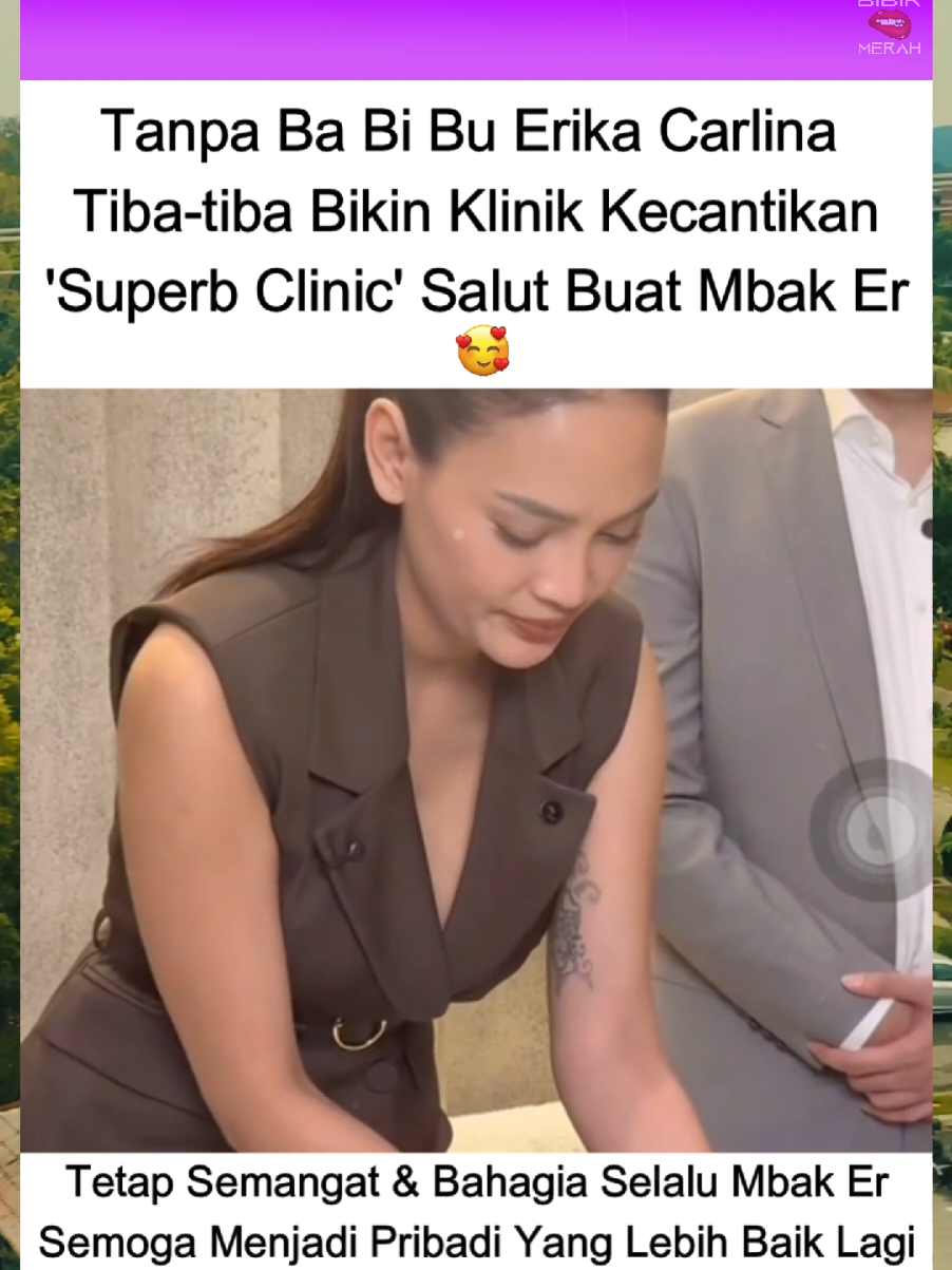 Erika Carlina Buka Klinik Kecantikan 😍 #erikacarlina #artis 