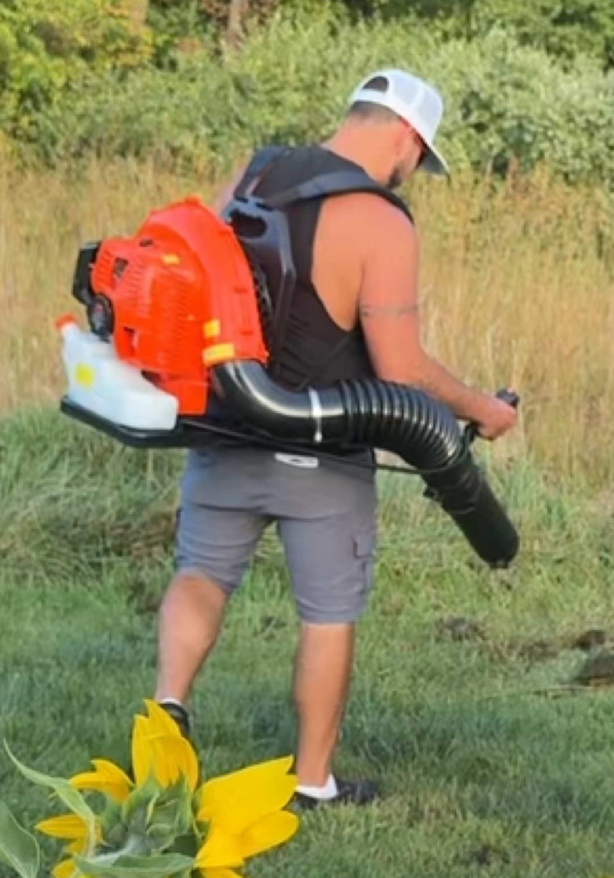 You might need this for your yard work. This thing is going to come in handy every time I do the lawn! #vevor #yardwork #leafblower #lawncare #yardcleanup 