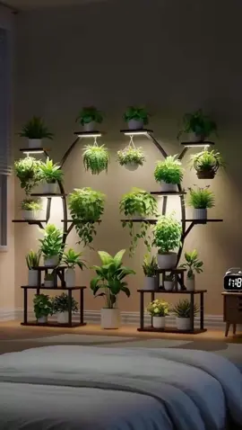 This Plant Stand has Bult-in Grow Lights,Perfect gift for Plant lovers 🌿🌿🌿🙌@Bestlead US #homedecor #indoorplantstand#growlight #plantsmakepeoplehappy #smallspacesolutions 