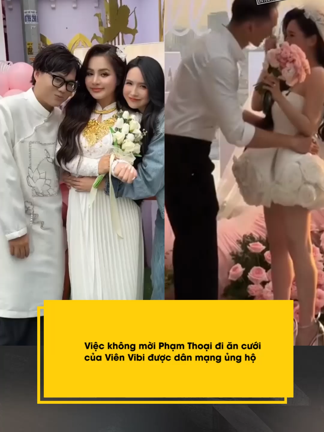 Việc không mời Phạm Thoại đi ăn cưới của Viên Vibi được dân mạng ủng hộ #khaunghiep #dramin #vienvibi #phamthoai