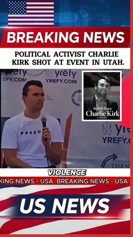 Charlie Kirk has passed away. #breakingnews #News #Update #CharlieKirk #shooting
