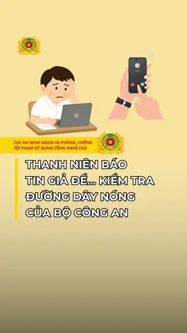 Thanh niên báo tin giả để... kiểm tra đường dây nóng của Bộ Công an #cschdgovvn #A05 #BoCongAn #CucAnninhmang #trendingtiktok #foryou #fypシ #j4f #xhtiktok #tiktok #xh #cschd.gov.vn #bocongan #anninhmạng #fyp #cucanninhmang