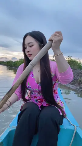 Chèo xuồng với em nà😉#69camau #viral #xuhuongtiktok #fyp #mientay 