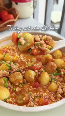Trứng cút rim thịt bằm thoy nhá #trungcutrimthitbam #comnha #cooking #nauancungtiktok #venhaancom 