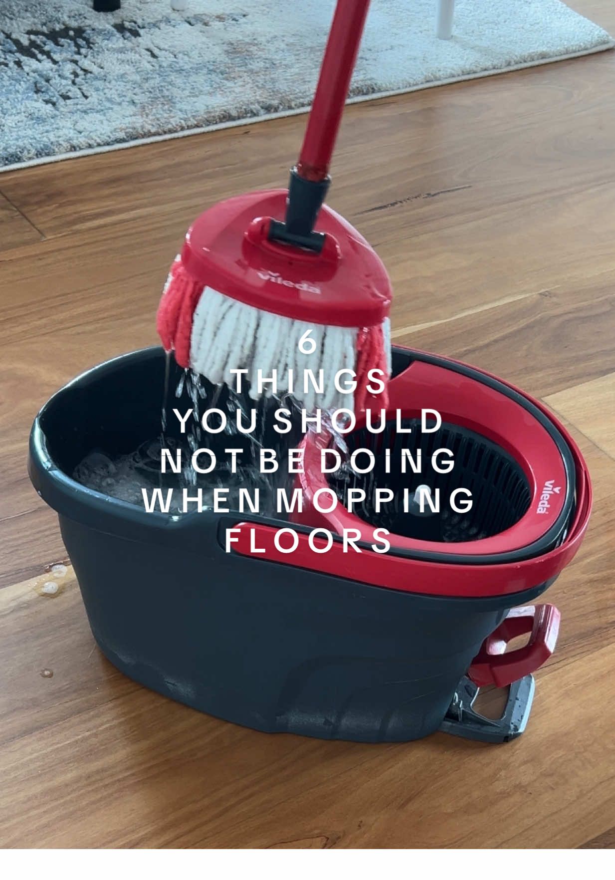 6 things YOU should NOT be doing when mopping YOUR floors 💞 #satisfying #cleaningmotivation #cleaninghacks #cleaning #CleanTok 