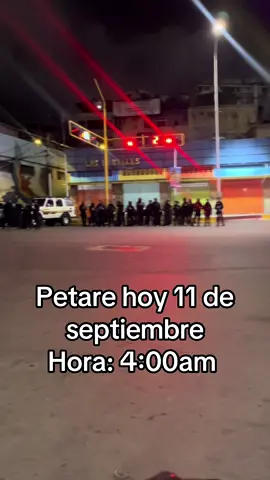Así amanece, Petare hoy 11 de septiembre, cuerpos policiales, plegado por toda Caracas