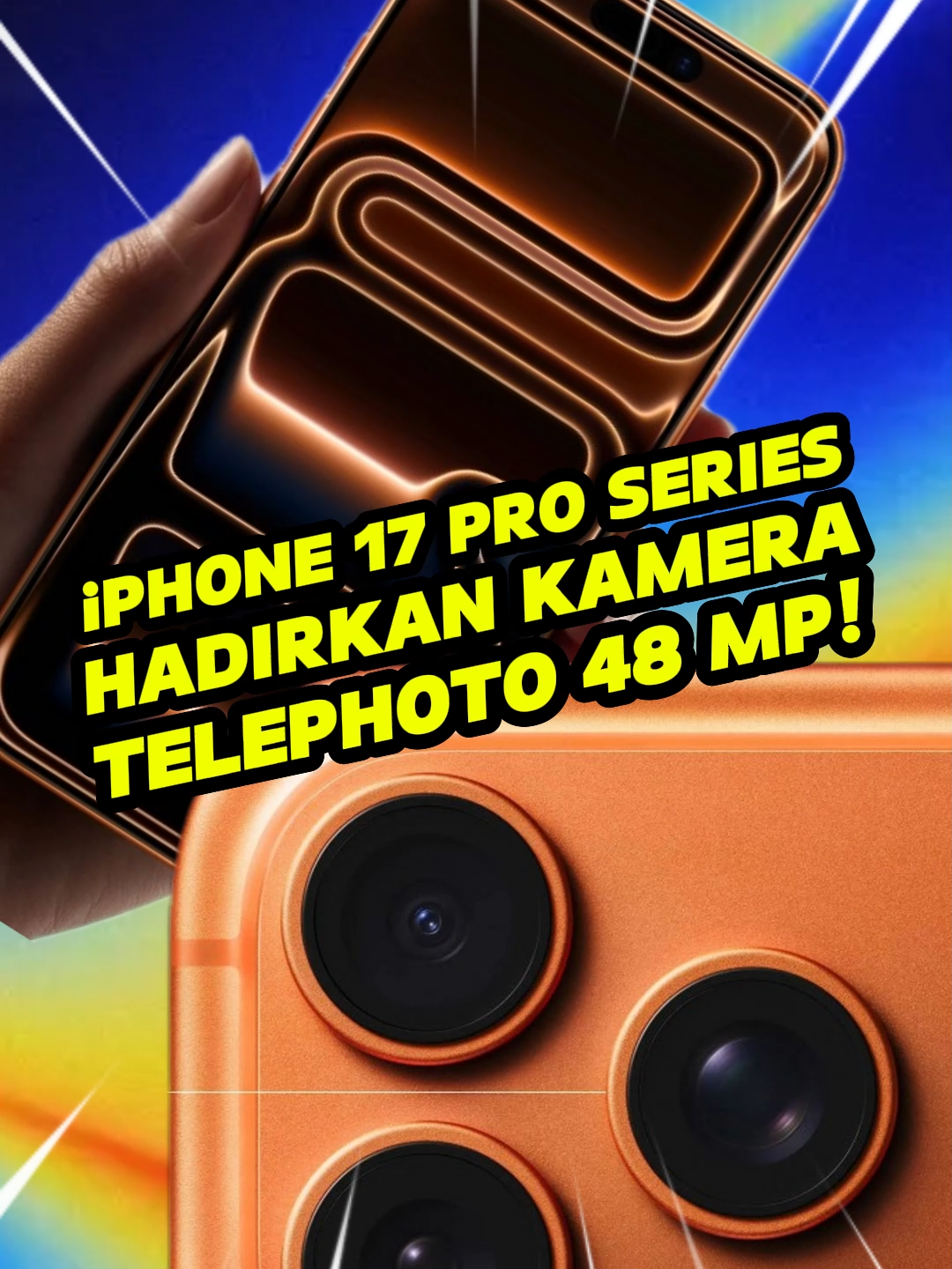 iPhone 17 Pro Series Hadir dengan Kamera Telefoto 48 MP! #jagatreview #tiktokberita #beritateknologi #apple